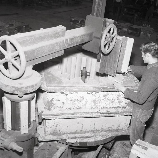 Moulding Machine in Foundry