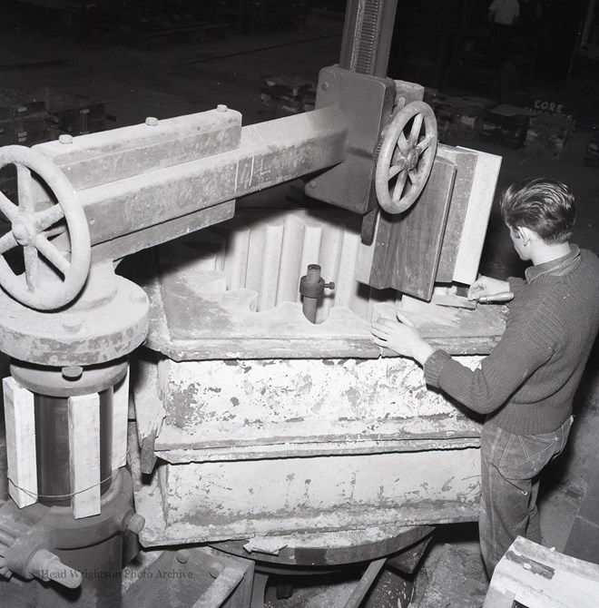 Moulding Machine in Foundry