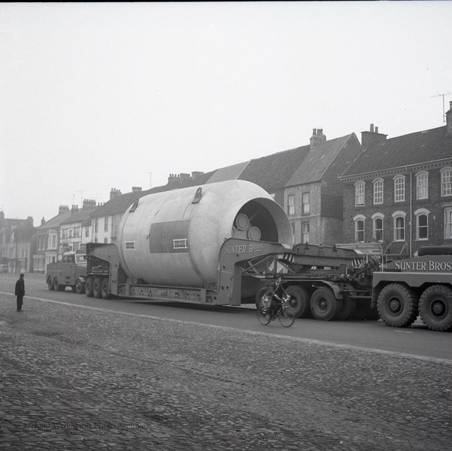 Flame Trap On Route To Middlesbrough Docks Via Yarm.