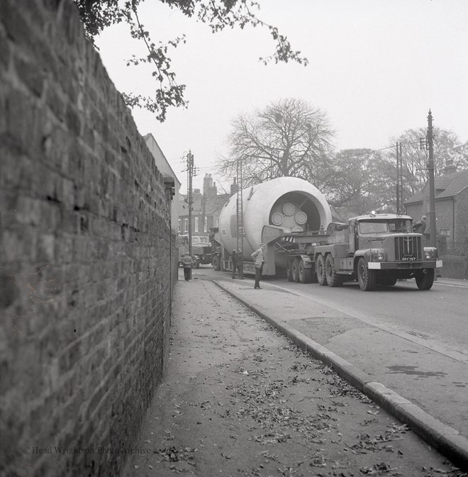 Flame Trap On Route To Middlesbrough Docks Via Yarm.