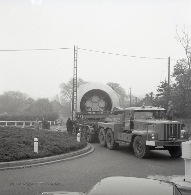 Flame Trap On Route To Middlesbrough Docks Via Yarm.