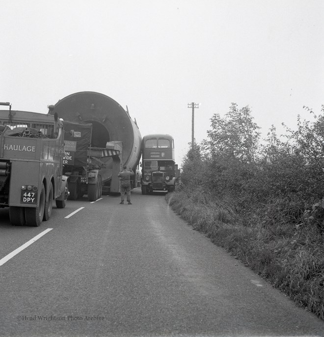 Flame Trap On Route To Middlesbrough Docks Via Yarm.