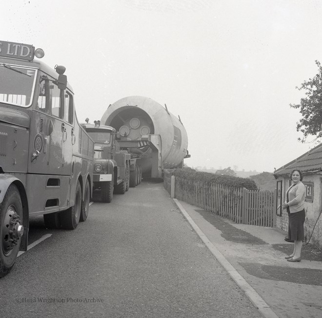 Flame Trap On Route To Middlesbrough Docks Via Yarm.