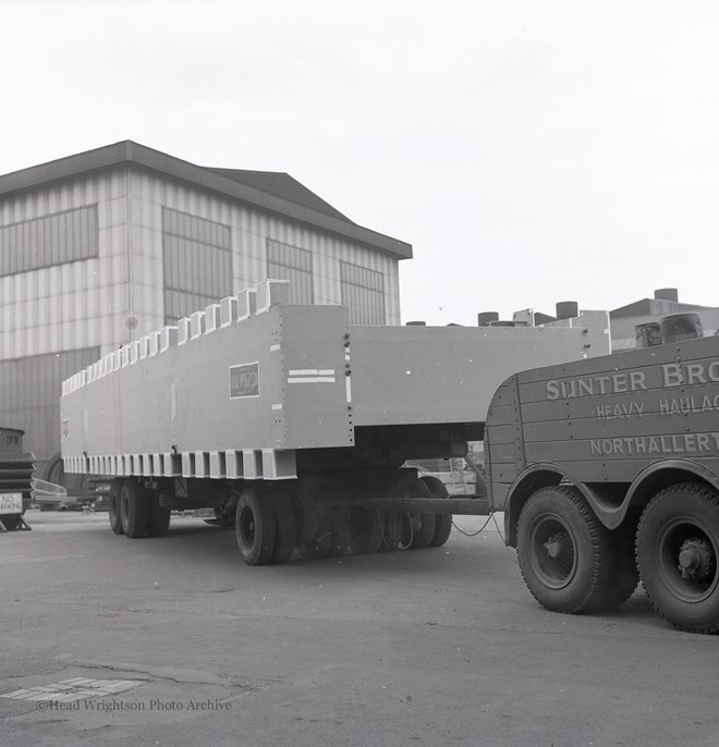 Transport of Cumberland Bridge Main Girder