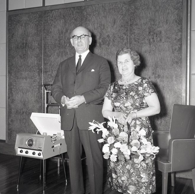 Presentation to Miss E.M. Roe