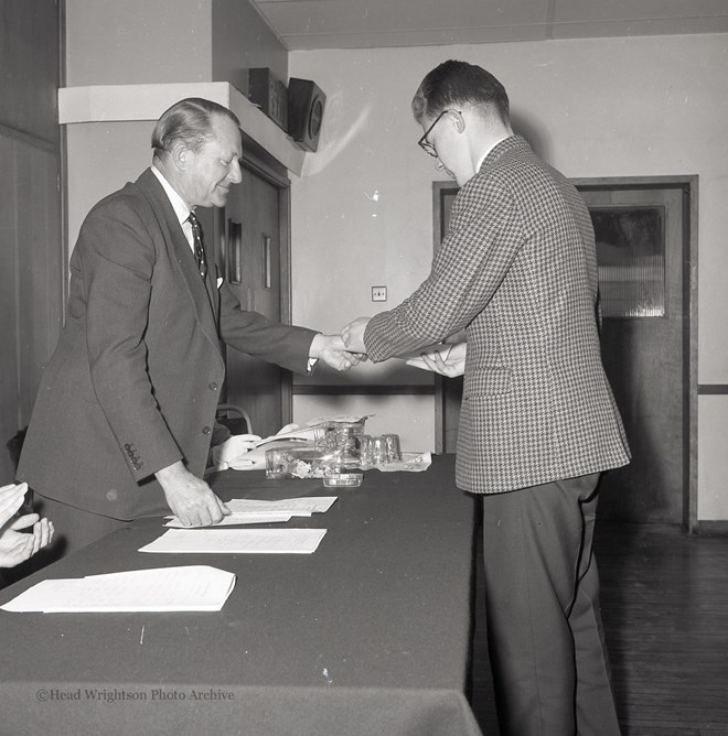 Presentation of Duke of Edinburgh Awards by Sir John