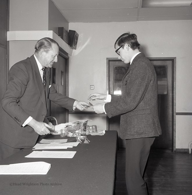 Presentation of Duke of Edinburgh Awards by Sir John