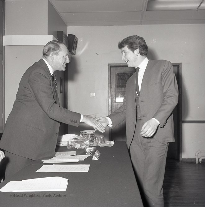 Presentation of Duke of Edinburgh Awards by Sir John