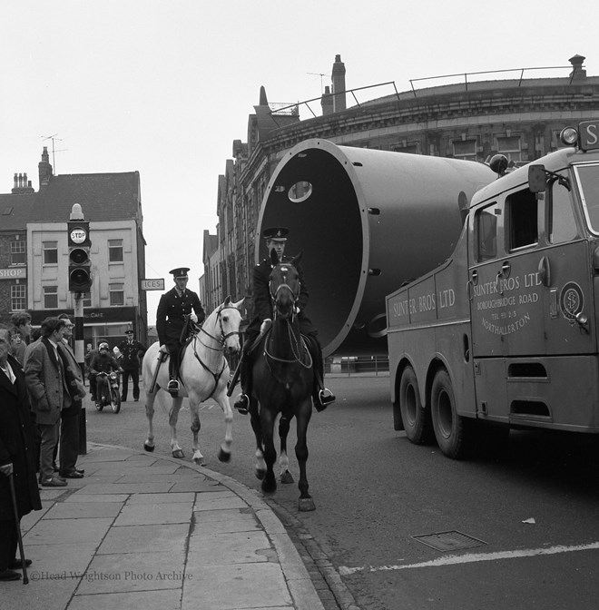 92 foot Load by road transport