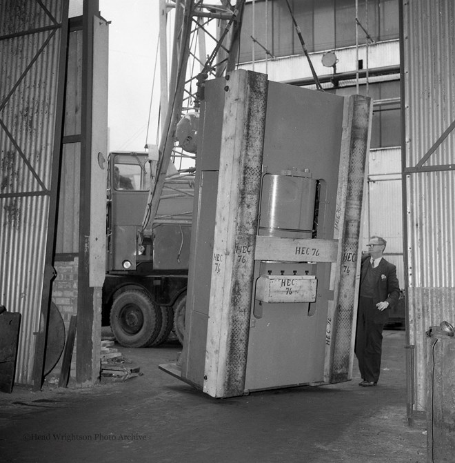 Load Being Lifted At Seaton