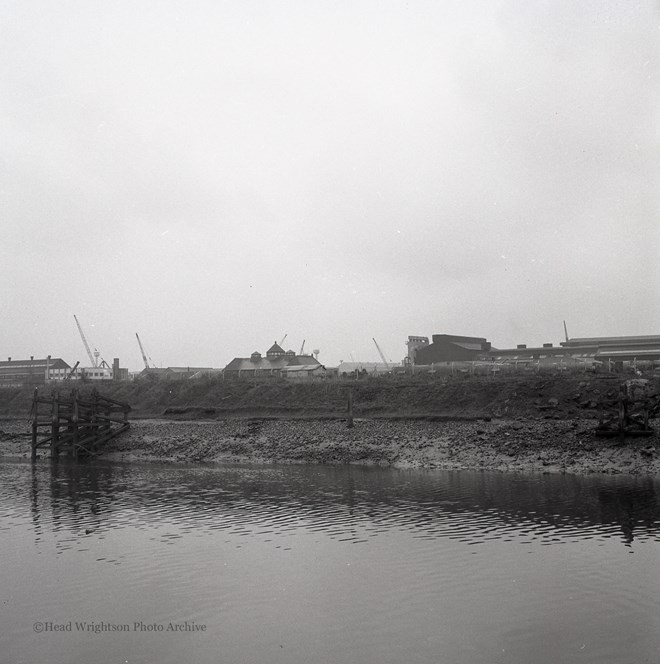 Photographs of site for new road