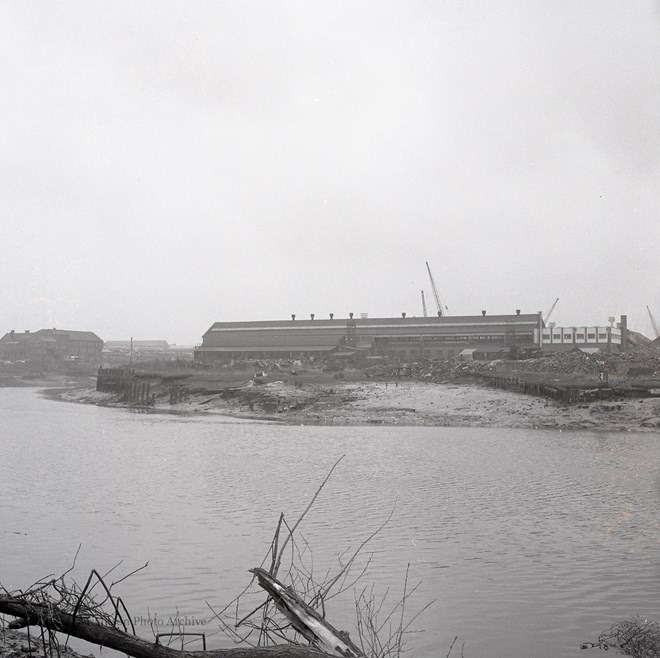 Photographs of site for new road