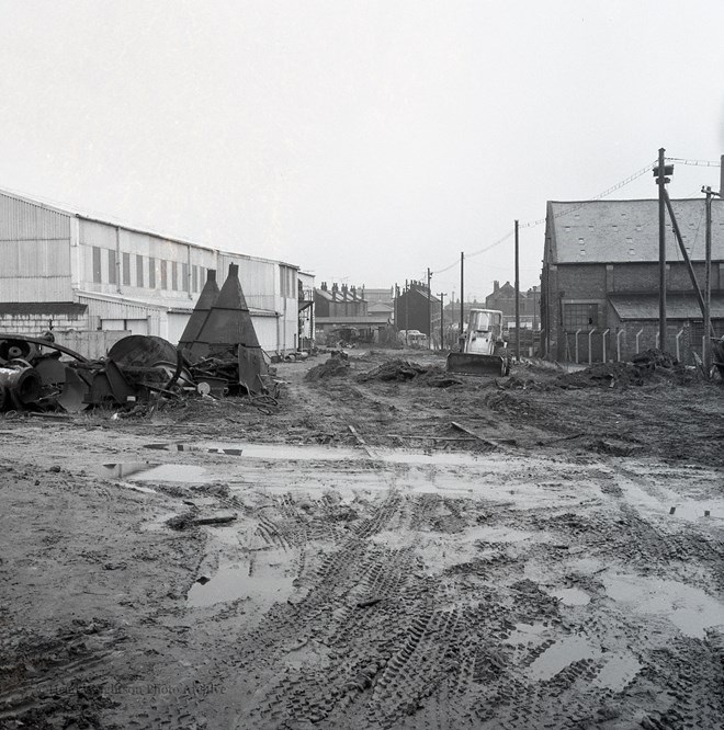 Photographs of site for new road