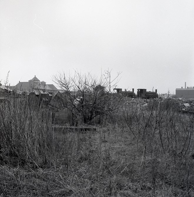 Photographs of site for new road