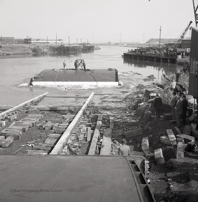 Launch of Brunswick Dock Gates