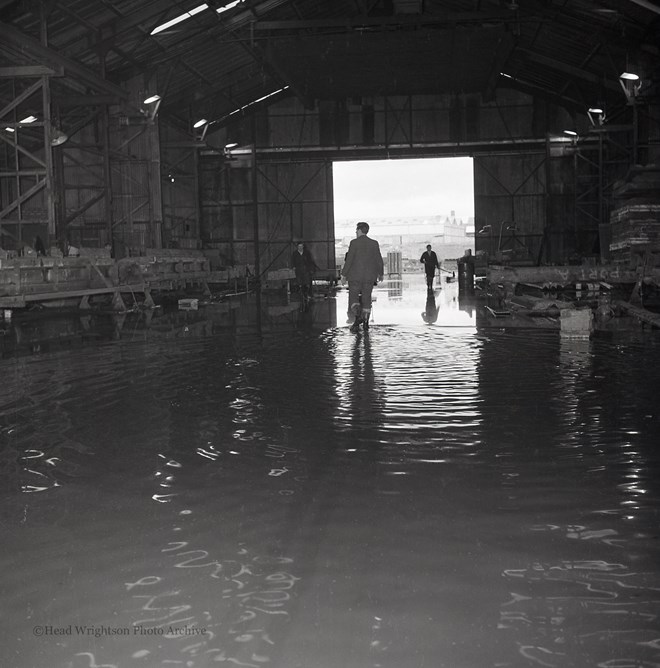 Condition Of Site Shop After Downpour