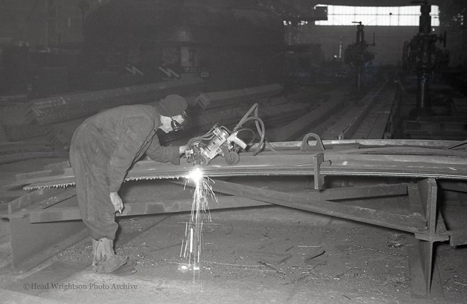 Oxy Cutter Cadet Cutting Heavy Plates