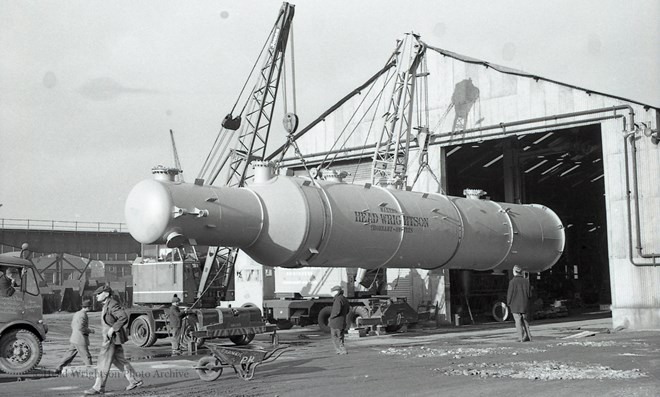 Loading Vessel.