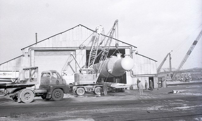 Loading Vessel.