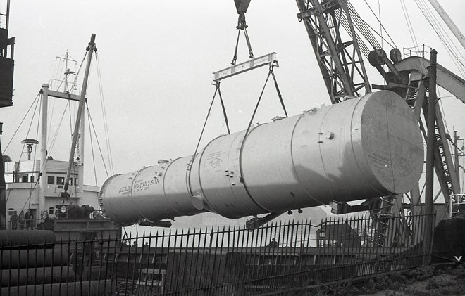 Loading of Vessel, Middlesbrough Docks.