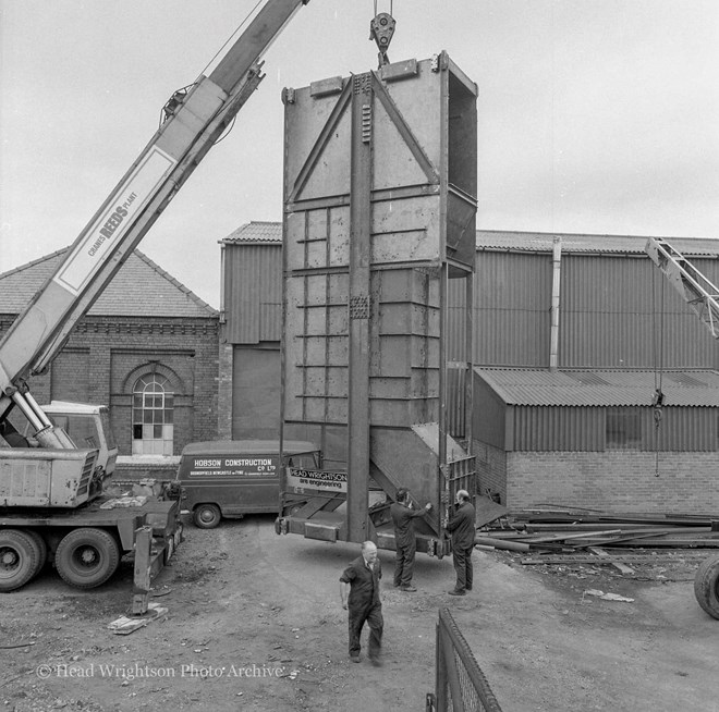 Balancing of mine skip (Burnhope)