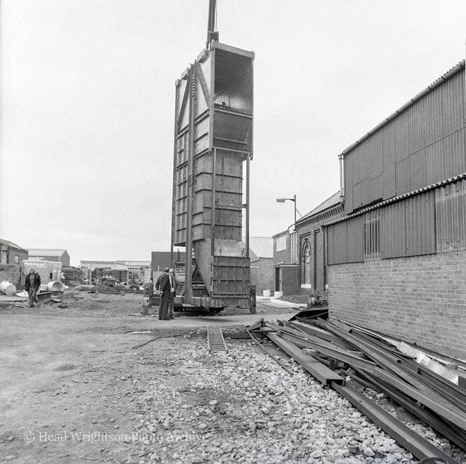 Balancing of mine skip (Burnhope)