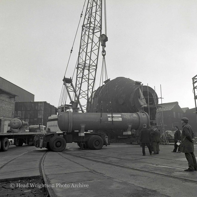 Heat Exchangers Being Loaded at Teesdale (Press release 'Corpus Christie)