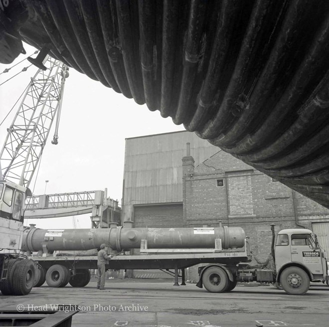 Heat Exchangers Being Loaded at Teesdale (Press release 'Corpus Christie)