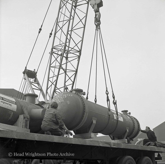 Heat Exchangers Being Loaded at Teesdale (Press release 'Corpus Christie)