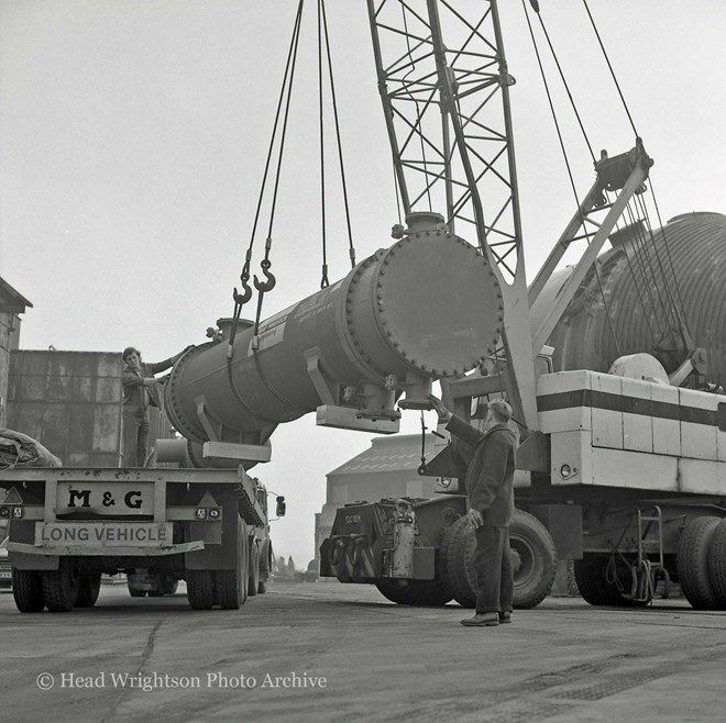 Heat Exchangers Being Loaded at Teesdale (Press release 'Corpus Christie)