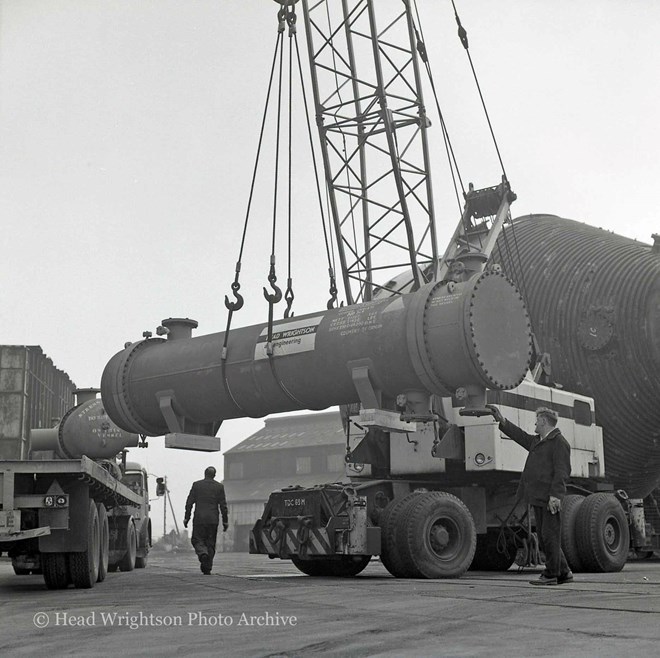 Heat Exchangers Being Loaded at Teesdale (Press release 'Corpus Christie)