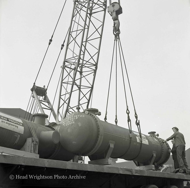 Heat Exchangers Being Loaded at Teesdale (Press release 'Corpus Christie)