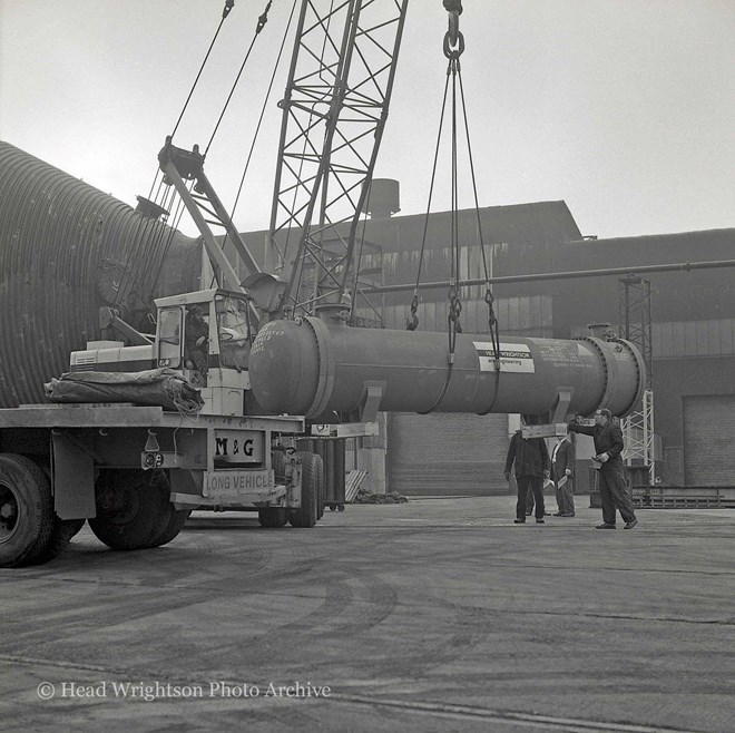 Heat Exchangers Being Loaded at Teesdale (Press release 'Corpus Christie)