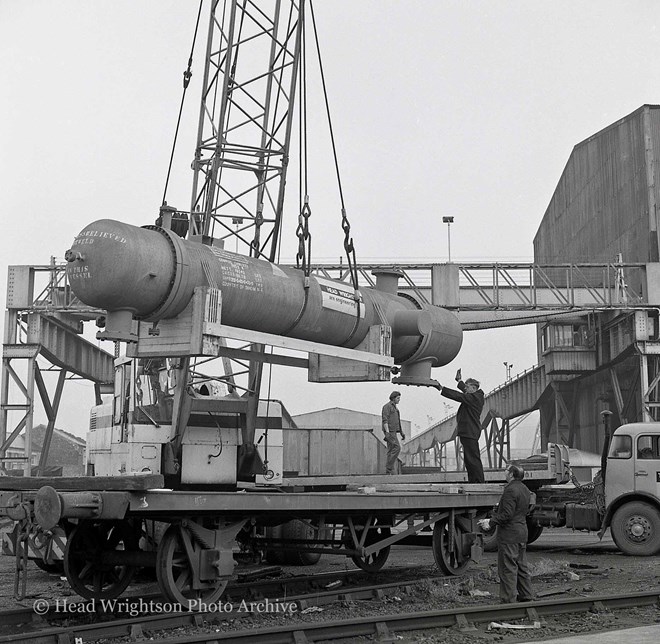 Heat Exchangers Being Loaded at Teesdale (Press release 'Corpus Christie)