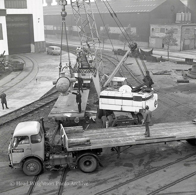 Heat Exchangers Being Loaded at Teesdale (Press release 'Corpus Christie)