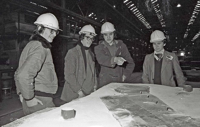 11 & 12 Dec 1978. Tour of factory for 'Insight To Engineering' course students.