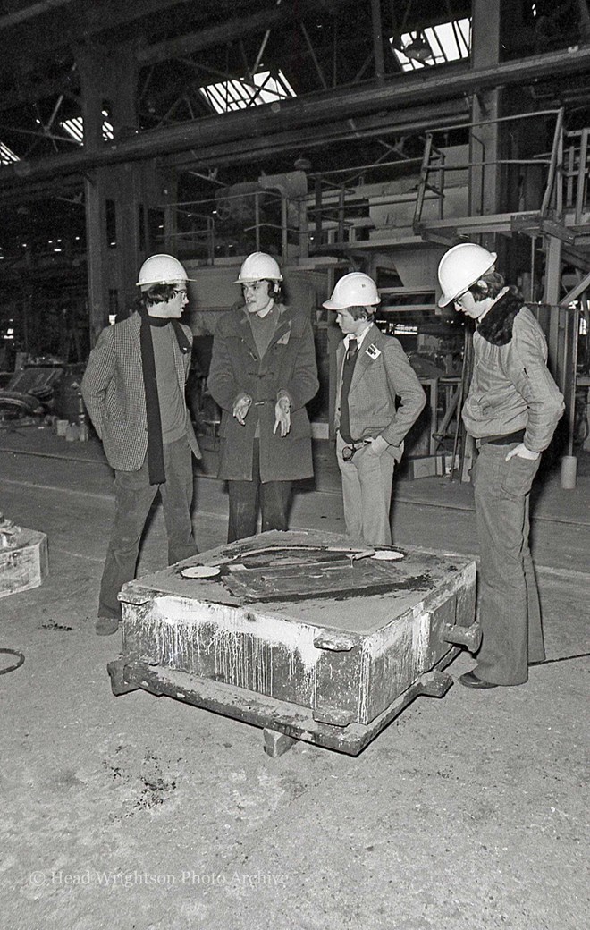 11 & 12 Dec 1978. Tour of factory for 'Insight To Engineering' course students.