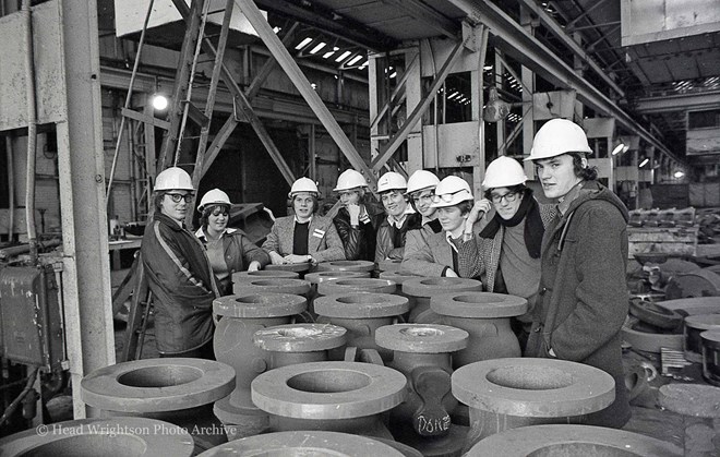 11 & 12 Dec 1978. Tour of factory for 'Insight To Engineering' course students.