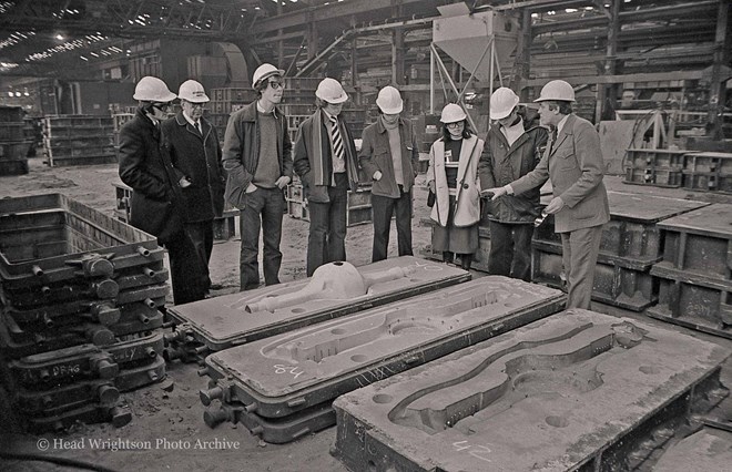 11 & 12 Dec 1978. Tour of factory for 'Insight To Engineering' course students.