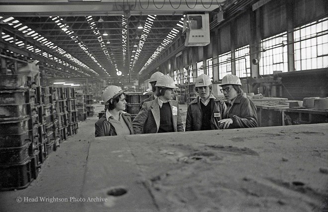 11 & 12 Dec 1978. Tour of factory for 'Insight To Engineering' course students.