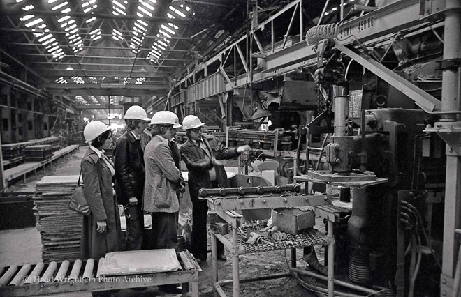 11 & 12 Dec 1978. Tour of factory for 'Insight To Engineering' course students.