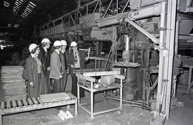 11 & 12 Dec 1978. Tour of factory for 'Insight To Engineering' course students.