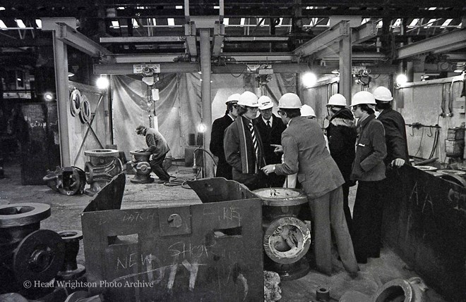 11 & 12 Dec 1978. Tour of factory for 'Insight To Engineering' course students.