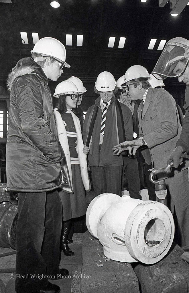 11 & 12 Dec 1978. Tour of factory for 'Insight To Engineering' course students.