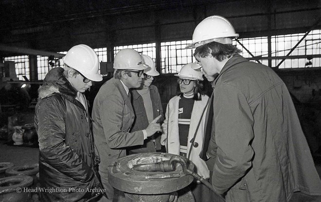 11 & 12 Dec 1978. Tour of factory for 'Insight To Engineering' course students.