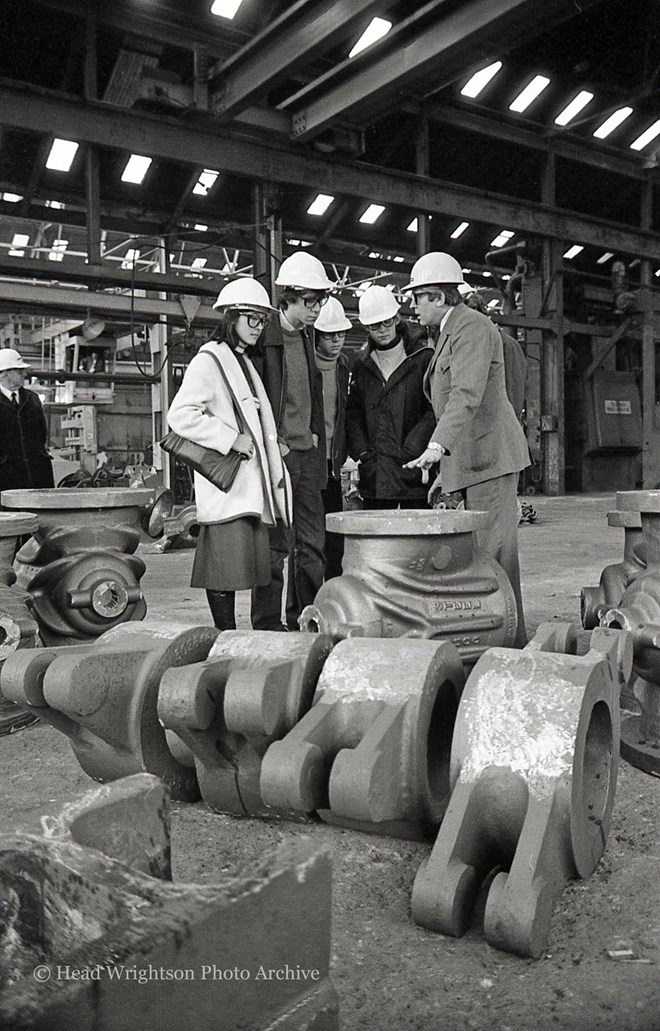 11 & 12 Dec 1978. Tour of factory for 'Insight To Engineering' course students.