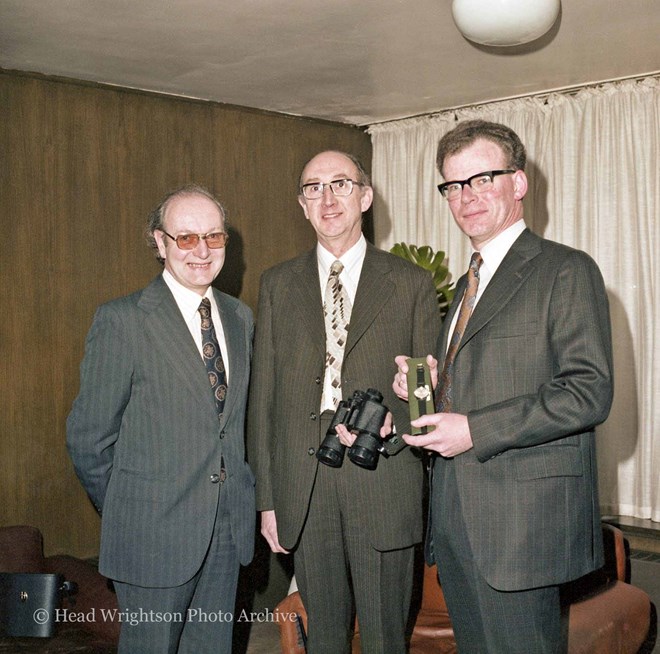 13 April 1978 - Presentation by Mr P J Llewellyn to Mr R S Marshall and Mr W Brooks.