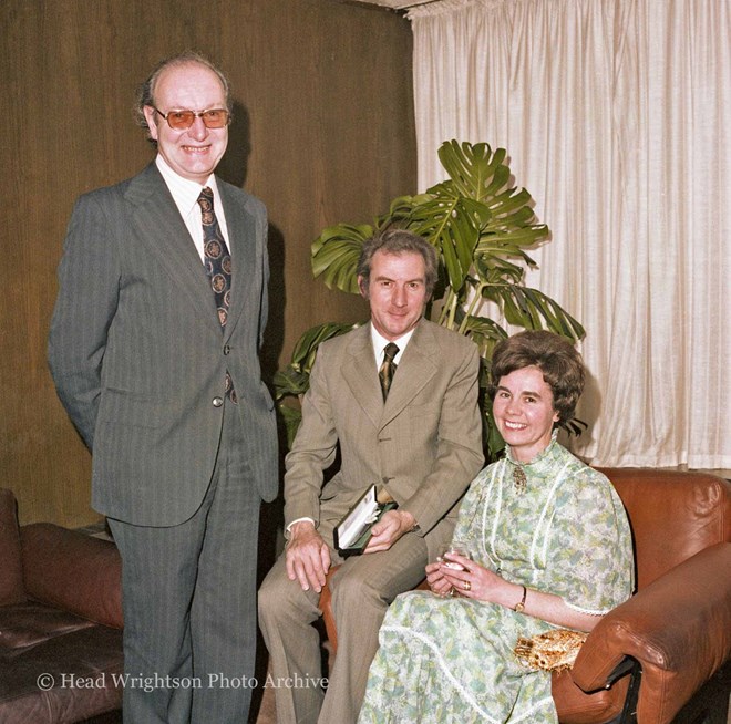 13 April 1978 - Presentation by Mr P J Llewellyn to Mr W G Mellor and his wife.