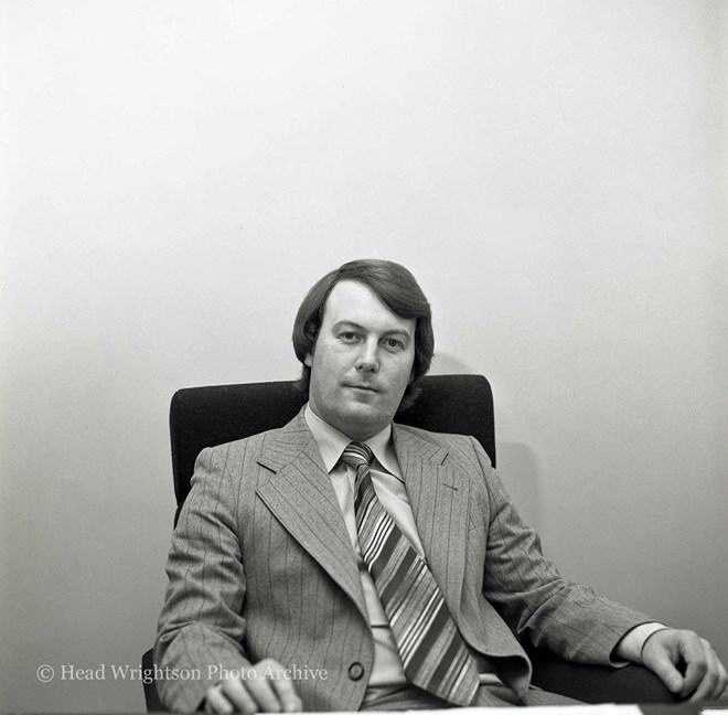 Robin Clark, Commercial Manager, Head Wrightson Teesdale - June 1978