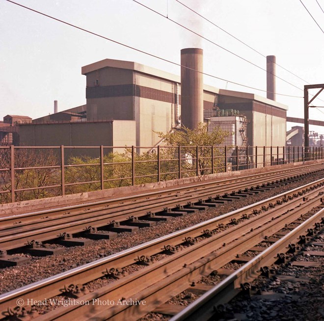 Views around No 3 sinter plant at British Steel Corporation's Ravenscraig Works, Motherwell